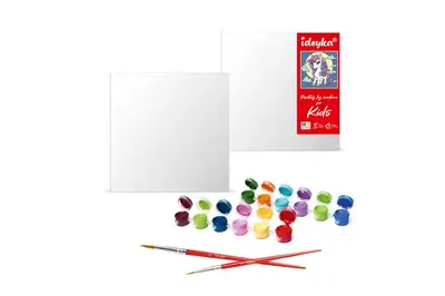 Набір для розпису по номерах "Милий цуцик" 25х25cm. IDEYKA KHO6270 купити