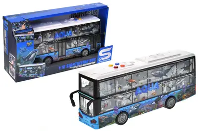 Автобус інерційний JS123-C озвучений, зі світлом, в коробці р.33x9,5x16,5 см YG Toys купити