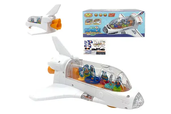 Космічний корабель на батарейках, озвучений, зі світлом, в коробці 286-36 р.26*24*16см купити