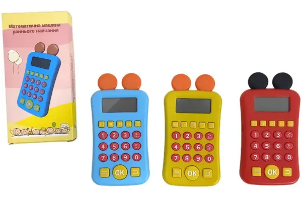 Калькулятор розвиваючий українською мовою в коробці A0058U р. 7,5*2,5*15,5 см купити недорого в Україні, фото 5