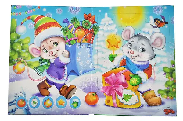 Манго Книжка з пазлами Веселі свята А4 в асортименті купити недорого в Україні, фото 8