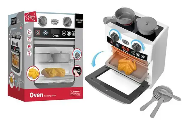 Електроплита F2309 батарейка, музика, світло, коробка 25,7*14*20,8 купити