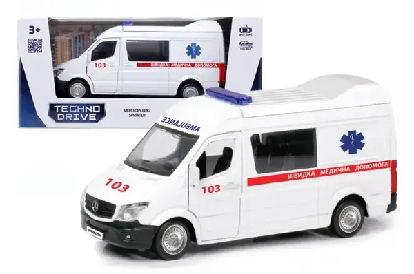 Автомодель 250344U ШВИДКА ДОПОМОГА - MERCEDES BENZ SPRINTER TechnoDrive купити