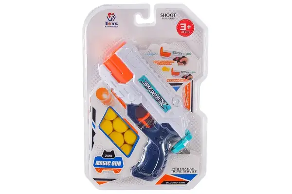 Бластер з поролоновими кульками 648-32 на блістері р.30,5x20x4см. купити