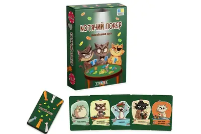 Настільна гра 30940 "Котячий покер" Strateg купити
