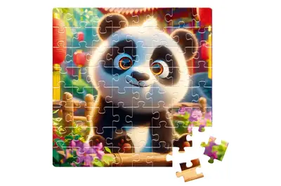 Пазли De.tail. Усміхнена панда. 64 деталі DT1234-10 (укр) Vladi Toys купити