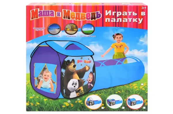 Намет з переходом за мотивами мультфільму в коробці 995-7090B р.167*90*70см купити