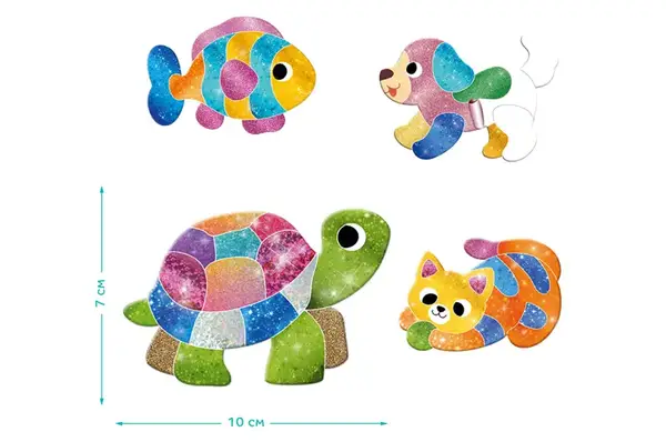 Магнітний набір для творчості з фольгою 200298 "Домашні улюбленці" DoDo купити недорого в Україні, фото 4