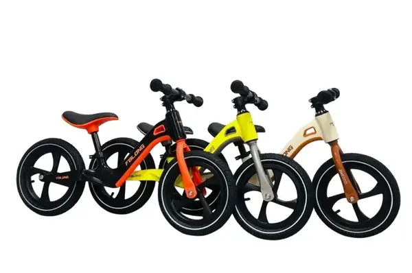 Дитячий двоколісний біговел Maraton M16 yellow надувні колеса 12 дюймів купити недорого в Україні, фото 2