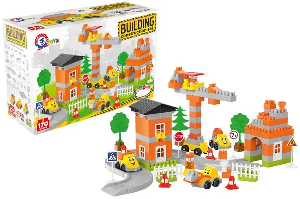 Конструктор блочний 9994 "Будмайданчик” 170 дет. в коробці ТЕХНОК купити