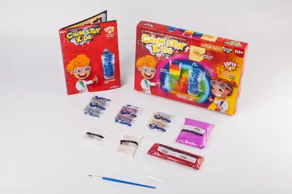 Набір для дослідів CHK-02-01U,02U,03U,04U "CHEMISTRY KIDS" економ DANKO купити недорого в Україні, фото 4