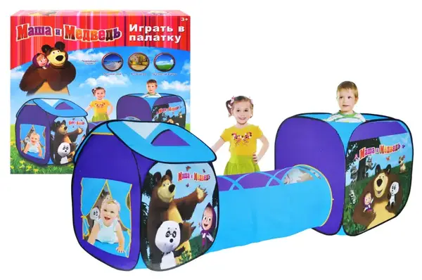 Намет з переходом за мотивами мультфільму в коробці 995-7093C р.237*90*70см купити