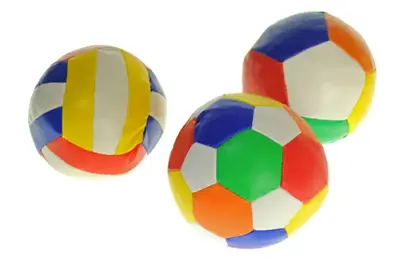 М'яч дитячий м'яконабивний 7870-17D "4 в сітці 3шт р.30x10x10 см купити