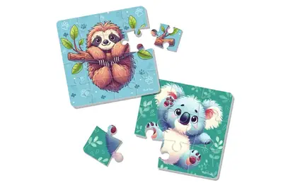 М'які пазли "Лінивець та коала" VT1102-40 Vladi Toys купити