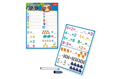 Дошка-тренажер 'Лічба та математика' VT5010-26 (укр) купити