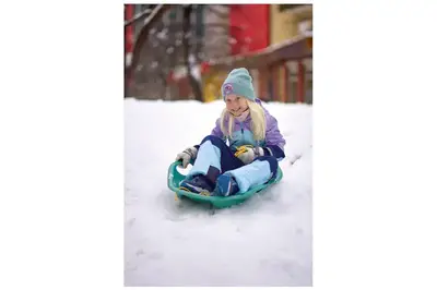 Санки льодянка 9833 №5 з шнурком, рожеві ТЕХНОК купити