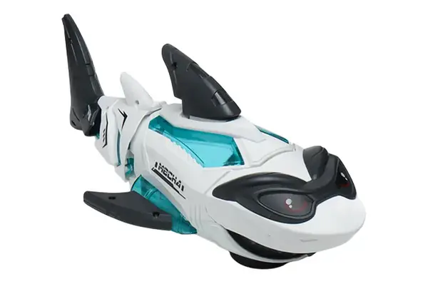 Акула музична 3382 2 кольри мікс, батарейка, з димом, короб. 20*9.5*12.5 см купити недорого в Україні, фото 4