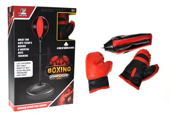 Боксерський набір YC856G1 зі стійкою, в коробці р.61x12,8x40 см YG Toys купити