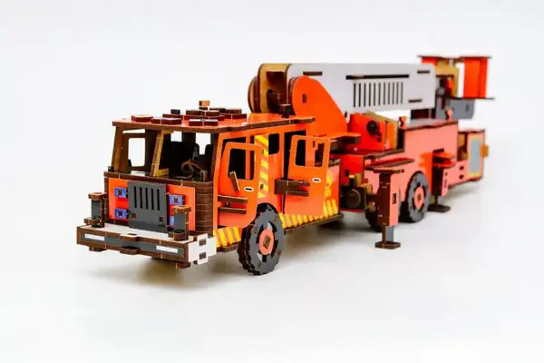 Конструктор Puz-00921"Пожежна Машина"(розмір моделі 50x13x10см) PuzzleOk купити недорого в Україні, фото 6