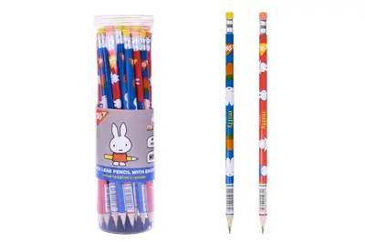 Олівець 280688 чорнографітний круглий з гумкою в тубі, 36шт/уп "Miffy" 2 диз. мікс Yes купити