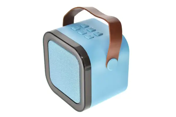 Караоке K12 з ДВОМА мікрофонами, блутуз колонка на акумуляторі, роз'єм для карти пам'яті, AUX, USB Type C, в коробці купити недорого в Україні, фото 2