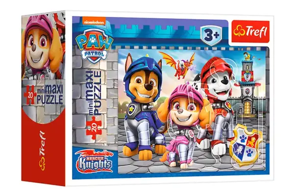 Пазли - 20 елм. - 21144/45/46/47 "Щенячий патруль. Щасливі собаки" Trefl купити недорого в Україні, фото 4