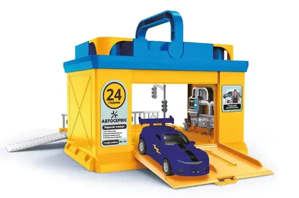 Ігровий набір SK-121SKS CAR BATTERY - АВТОСЕРВІС З МІНІМОДЕЛЛЮ ЗМІНИ КОЛІР (в асорт.) купити недорого в Україні, фото 4