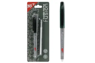 Ручка гелева 420461 "Fusion Graphite" пиши-стирай, стрижень 0,7 мм, синя Yes купити