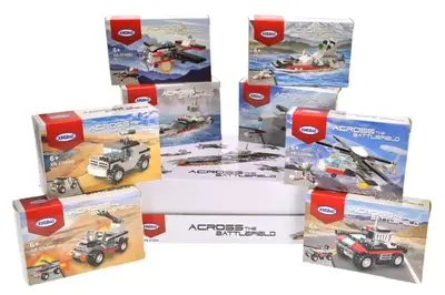 Конструктор "Військова техніка" 8шт в блоці XB-57009 р.28,5*17*9,5см купити