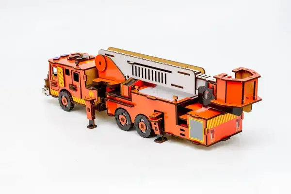 Конструктор Puz-00921"Пожежна Машина"(розмір моделі 50x13x10см) PuzzleOk купити недорого в Україні, фото 3