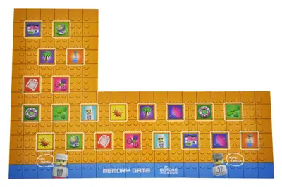 Конструктор блочний QB300-206 "Block&Steps: Рожева Вілла" + ходилка і меморі гра 3в1, 124дет. qbee купити