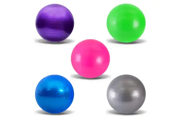 М'яч для фiтнесу B5560 55см, 600 грам, MIX 5 кольорів, в пакеті купити