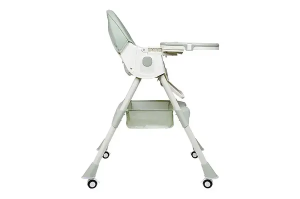 Стільчик для годування Kidoro One (ST-6540) Green, з екошкіри на колесах, у коробці р.52x25x43 см купити недорого в Україні, фото 4