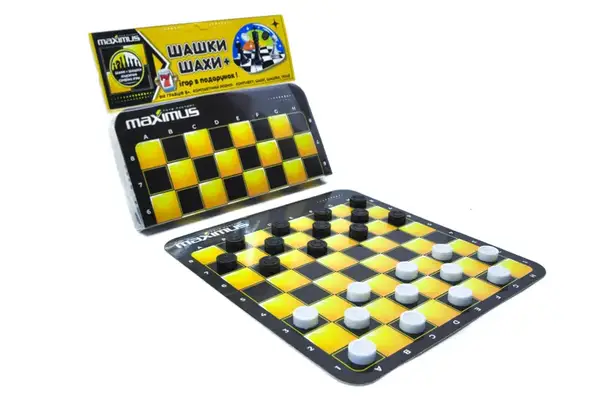 Набір "Шахи + шашки" в кульку 5446 Maximus купити