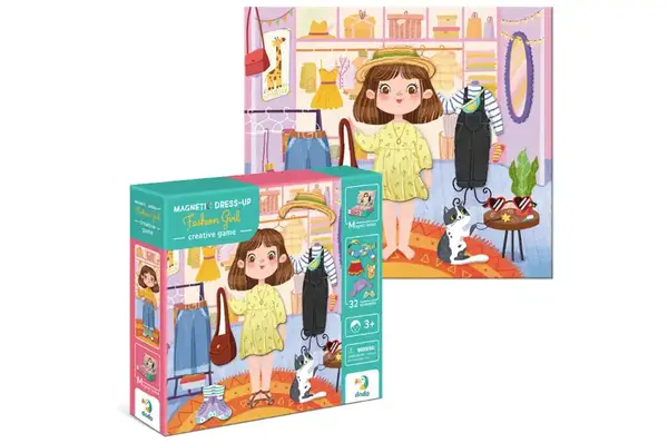 Магнітна гра 200243 "Одягалка Модниця" DoDo купити недорого в Україні, фото 4