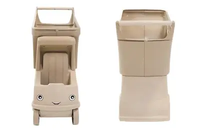 Візок 01540/02eco "Авто з кошиком" Eco Biege DOLONI купити