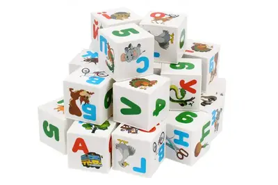 Набір кубиків 2728 "Абетка + арифметика" 24 кубики, в коробці ТЕХНОК купити