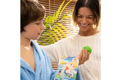 Ароматна бомбочка для ванни з іграшкою Inkee - ФУТБОЛ (у диспл., в асорт.) 40164 INKEE купити