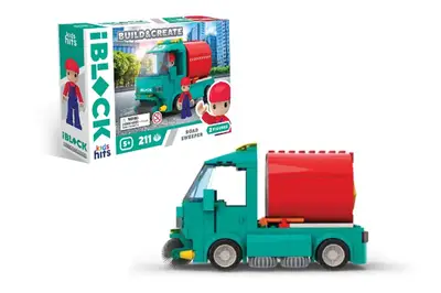 Конструктор Kids hits IBLOCK JUNIOR KH17/005/3 211 деталей Прибиральник доріг короб. 24*16*6см Конструктор Kids hits IBLOCK JUNIOR KH17/005/3 211 деталей Прибиральник доріг короб. 24*16*6см купити