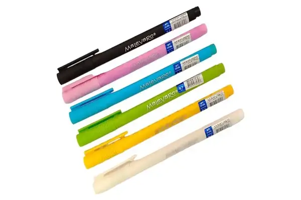 Ручка масляна 883ML "OFFICE" 0.7 мм, синя Malevaro купити недорого в Україні, фото 2