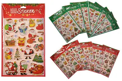 Наліпки BE (RS-0408) Новий рік 18x25см Malevaro купити