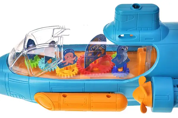 Підводний човен на батарейках, озвучений, зі світлом, в коробці 286-39 р.26*7*12см купити недорого в Україні, фото 4