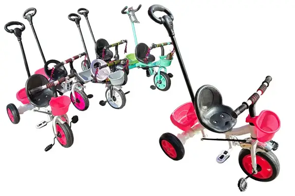 OUTLET Дитячий велосипед з ручкою, в асортименті купити