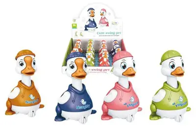 Іграшка заводна HY-760 "Гусак" в дисплеї 16 шт. р.32x25,5x10 см YG Toys купити