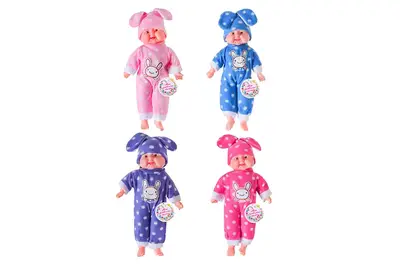 Пупс SEL-0007 музичний, 4 види, батарейка, м'яконабивний, пакет 38 см купити