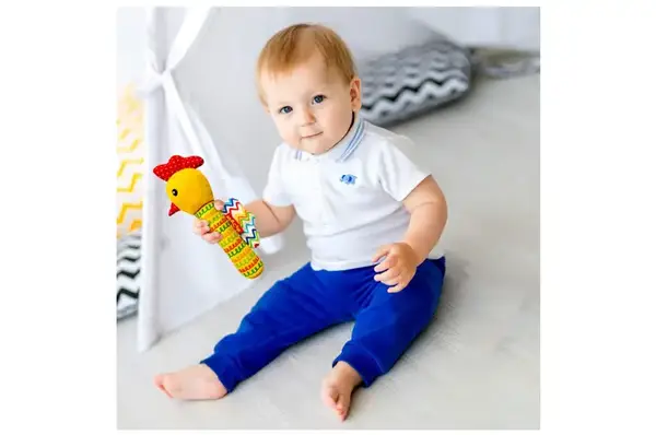 Іграшка м'яконабивна МС 010302-02 "Брязкальце" купити недорого в Україні, фото 2