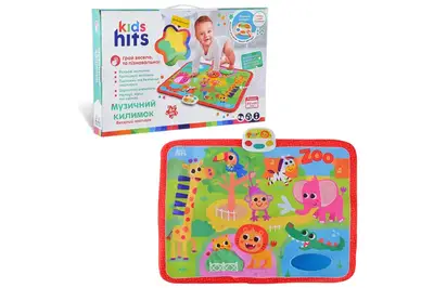 Килимок музичний KH05/002 "Веселий зоопарк" в коробці р.48x31x6 см KidsHits Килимок музичний KH05/002 "Веселий зоопарк" в коробці р.48x31x6 см KidsHits купити