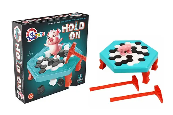 Настільна гра 1324 "Тримайся малюк Поросятко" балансир ТЕХНОК купити