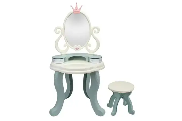 Косметичний столик з дзеркалом 1638 ментоловий, на ніжках, в коробці ТЕХНОК купити недорого в Україні, фото 6