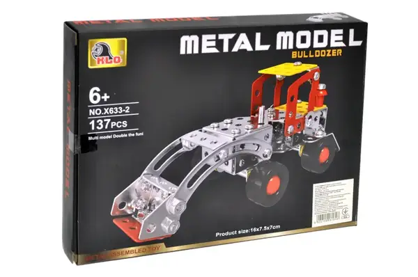 Конструктор металевий "Трактор" 137дет X633-2 р.28*20*4см купити